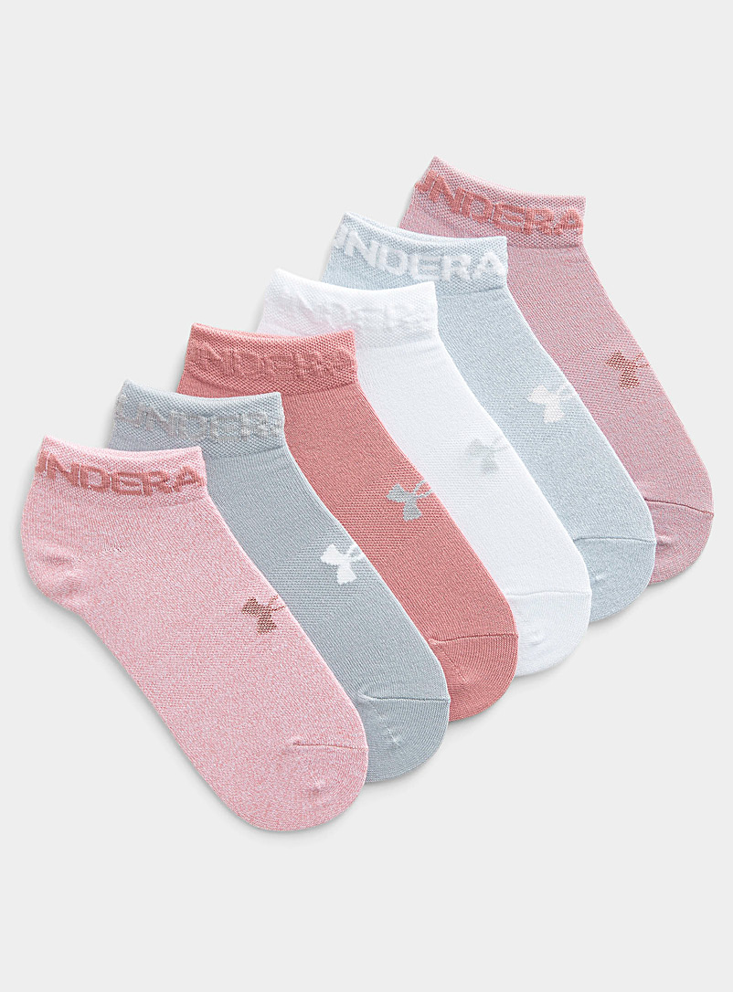 Under Armour Light Grey Multicolour ankle socks Set of 6 for women