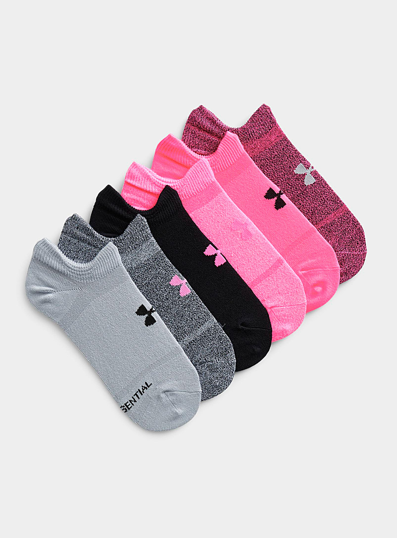 Under Armour Assorted No Show ped socks Set of 6 for women