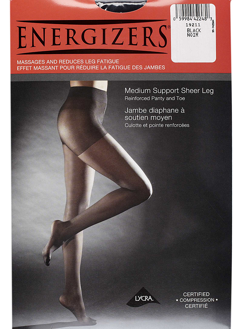 Energizers Light Brown Sheer support pantyhose for women