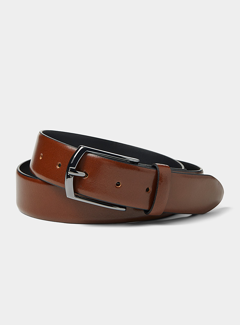 Le 31 Fawn Genuine leather belt for men
