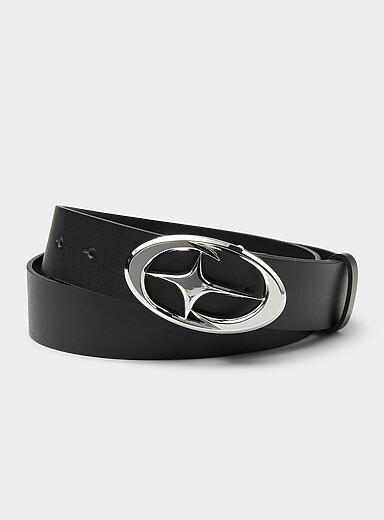 La ceinture noire boucle &eacute;toile