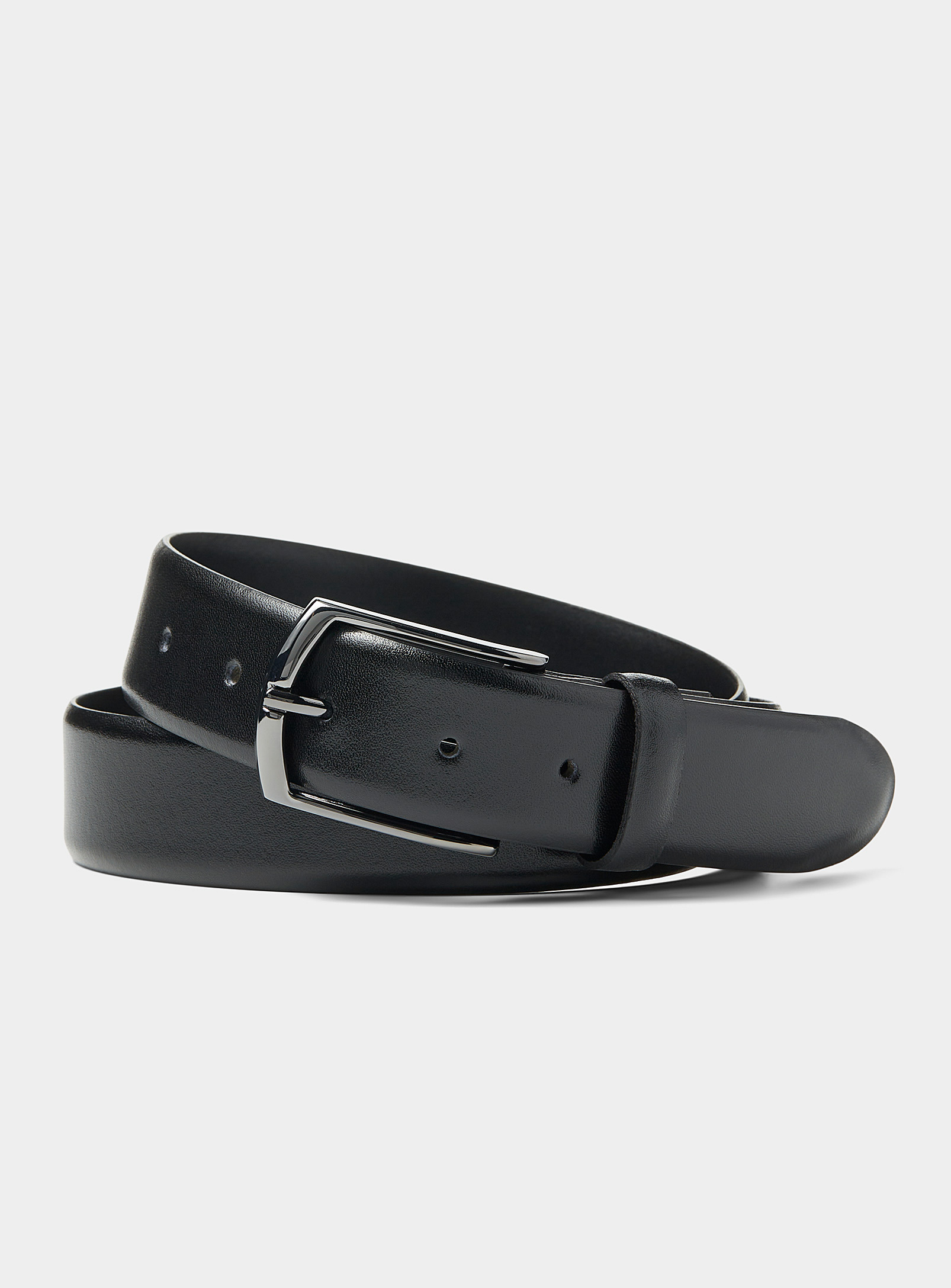 Le 31 Genuine Leather Belt In Black