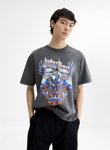 Djab Charcoal Judas Priest T-shirt for men