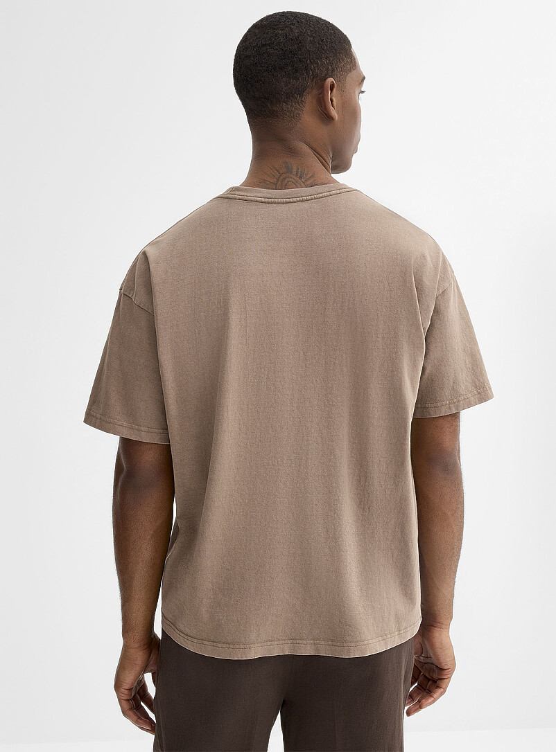 Le 31: Le t-shirt Fender vintage Taupe pour homme