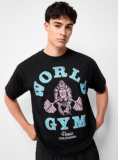World Gym&reg; oversized boxy T-shirt
