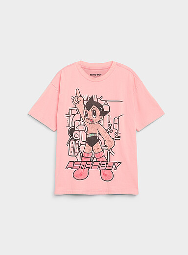 Astro boy pink T-shirt <b>Regular fit</b>