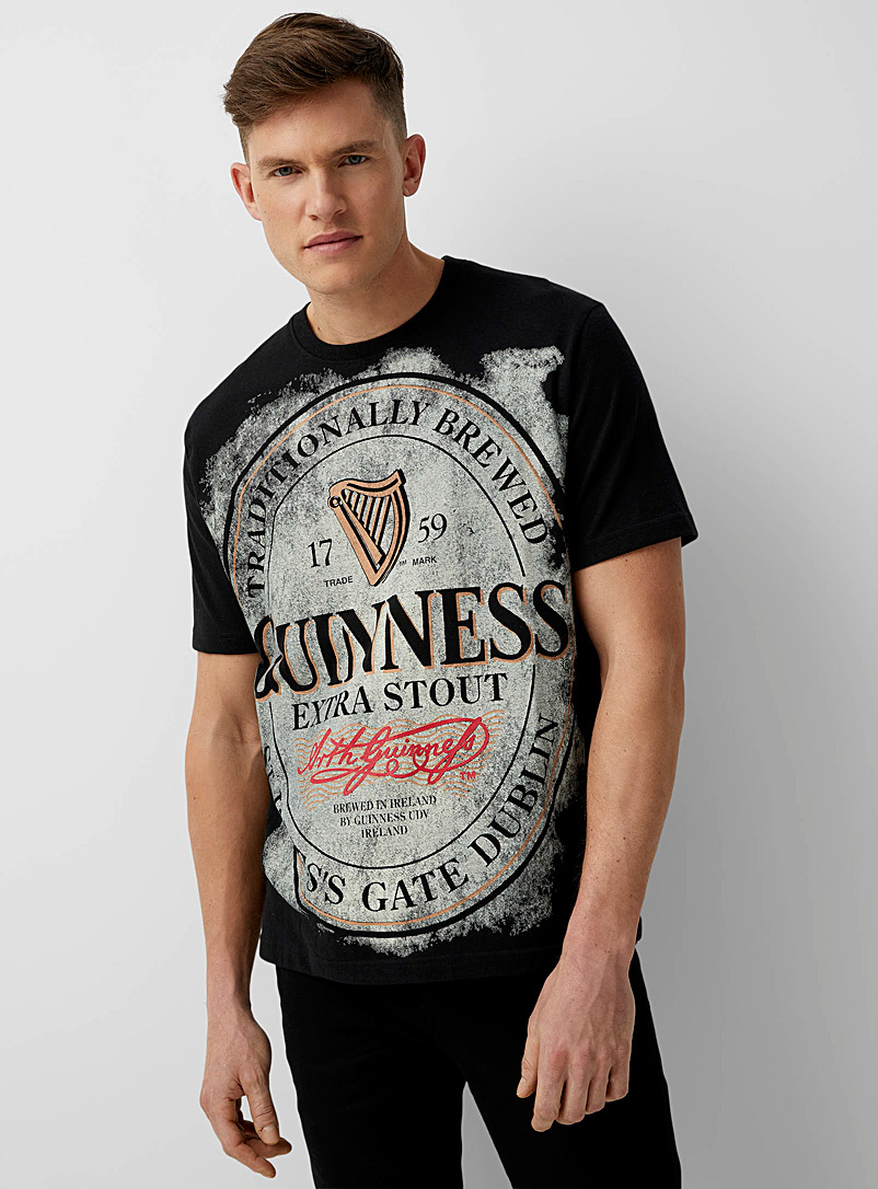 Le 31 Black Guinness T-shirt for men