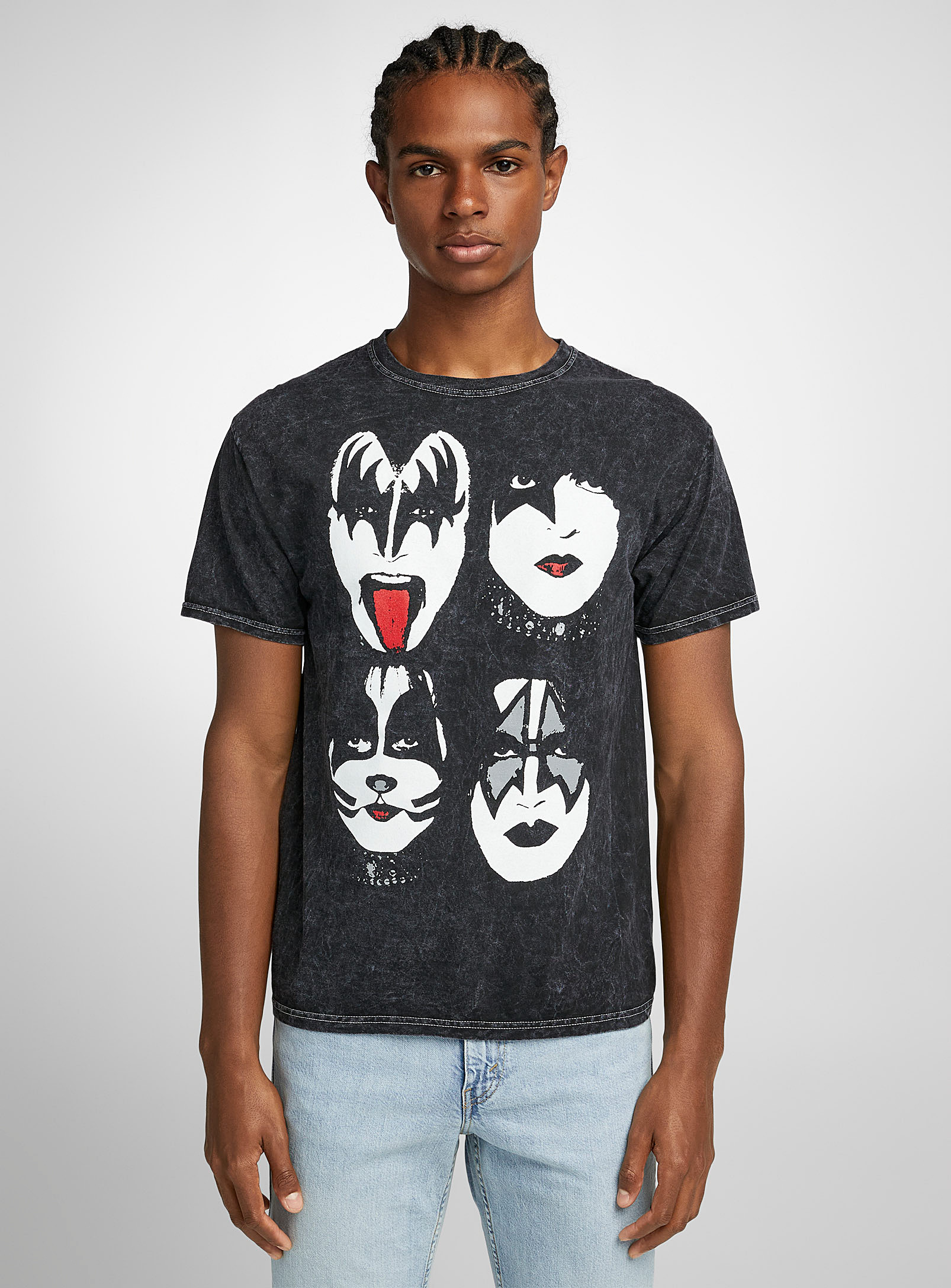Le 31 Kiss T-shirt In Gray