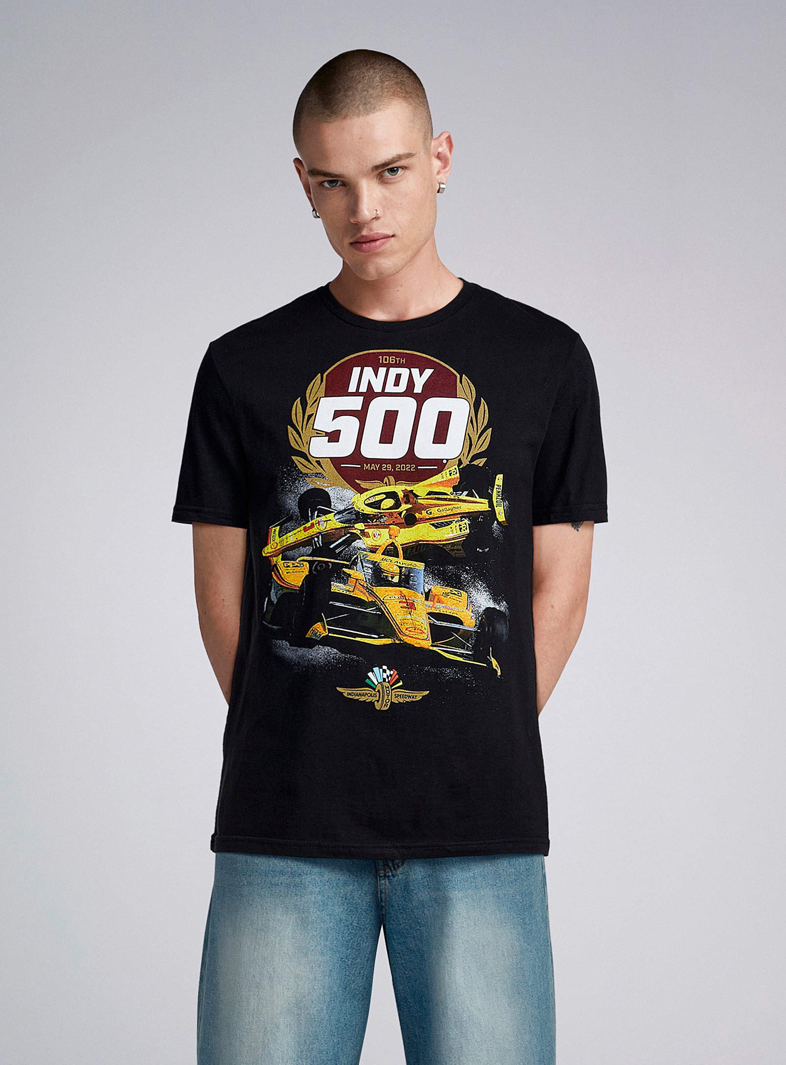 Djab - Men's Indy 500 print T-shirt