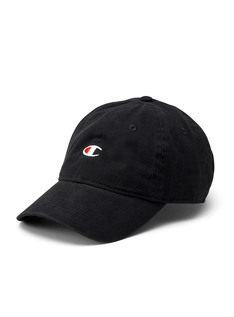 Champion Black C baseball cap for men