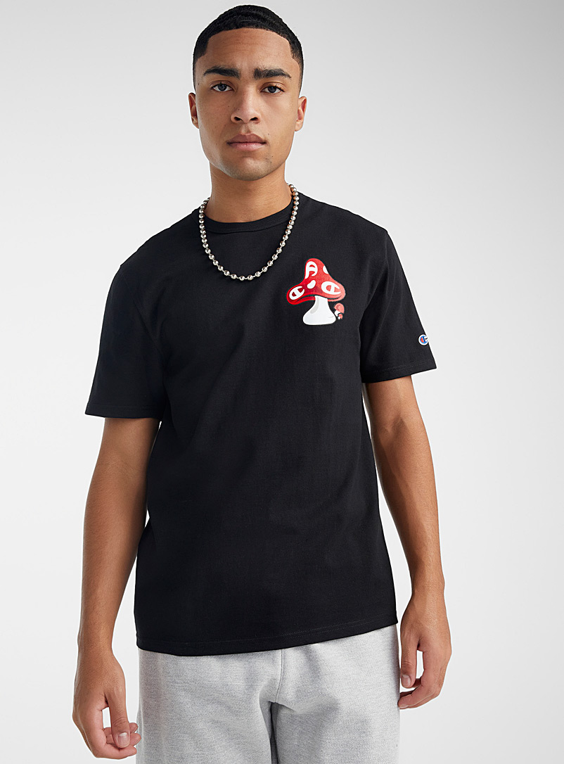Champion: Le t-shirt logo champignon Noir pour homme