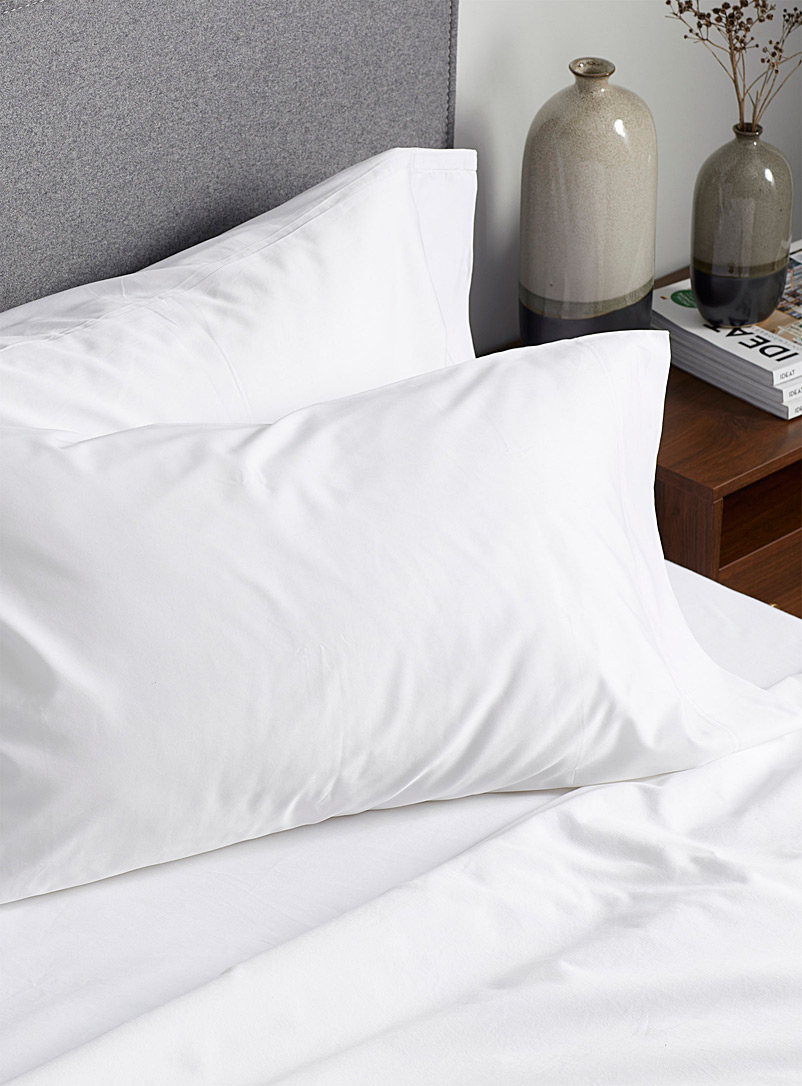 Simons Maison White 400-thread-count organic cotton pillowcases Set of 2