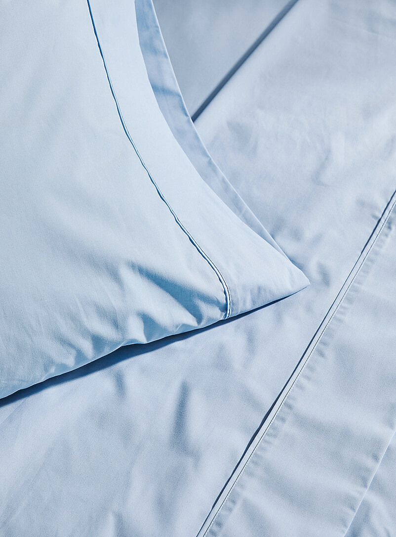 Simons Maison: Le drap percale plus uni 200 fils au pouce Pour matelas jusqu'&agrave; 15 po Ivoire