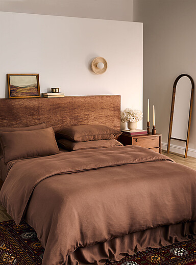 Simons Maison Light Grey Stonewashed lyocell duvet cover set