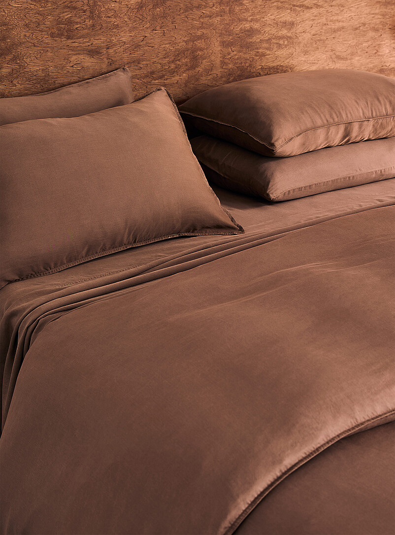 Simons Maison Light Grey Stonewashed lyocell duvet cover set