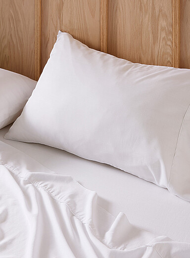 Linen and bamboo rayon pillow cases Set of 2