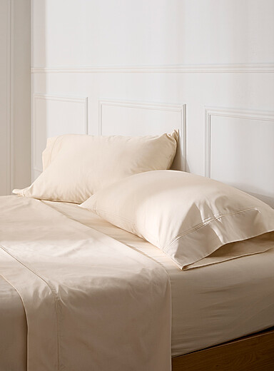 Egyptian cotton sheet set 480-thread-count Fits mattresses up to 16 in