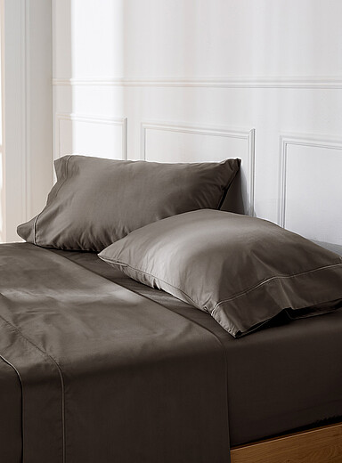 L'ensemble draps coton &eacute;gyptien 480 fils au pouce Pour matelas jusqu'&agrave; 16 po