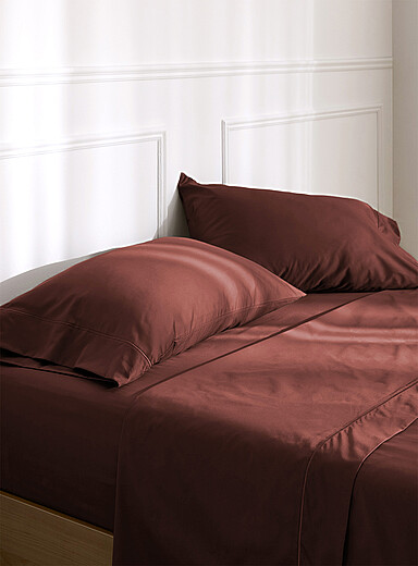 L'ensemble draps coton &eacute;gyptien 480 fils au pouce Pour matelas jusqu'&agrave; 16 po