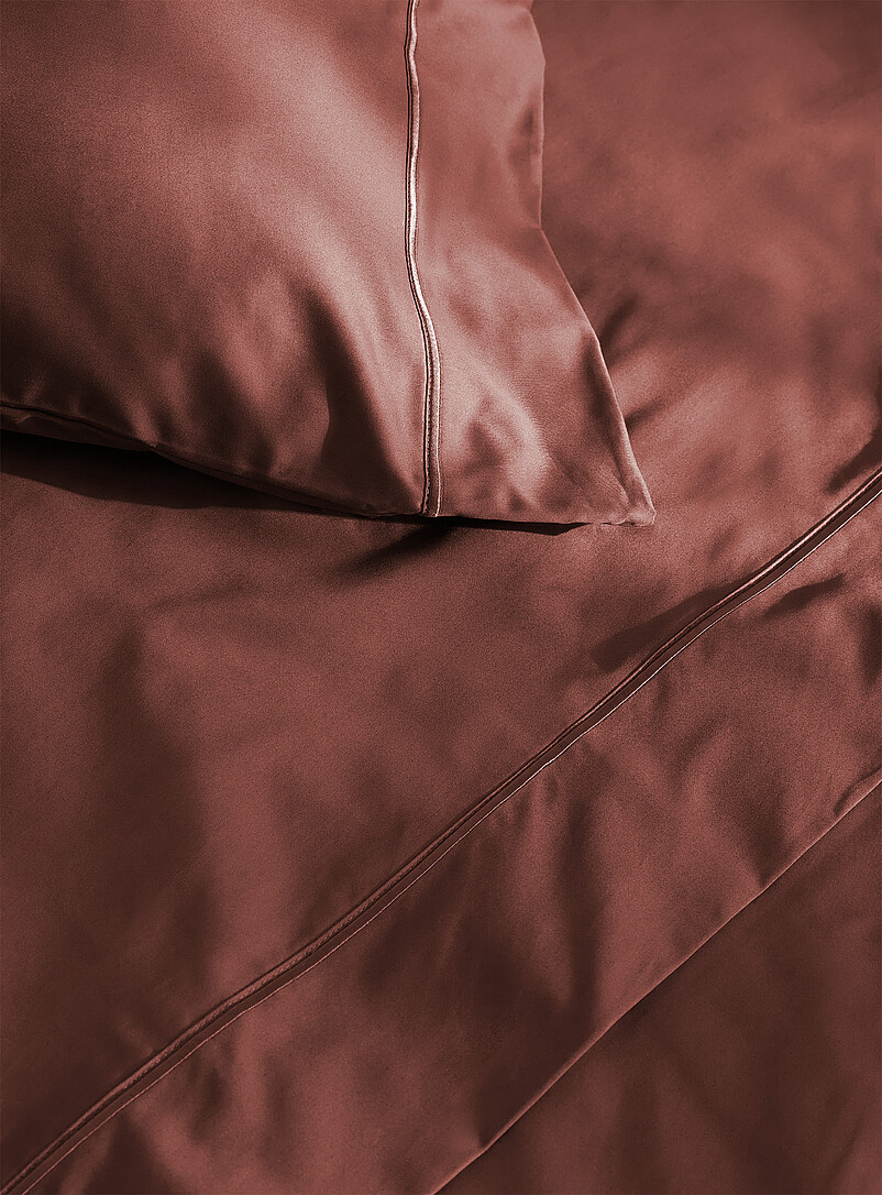 Simons Maison: L'ensemble draps coton &eacute;gyptien 480 fils au pouce Pour matelas jusqu'&agrave; 16 po Bourgogne