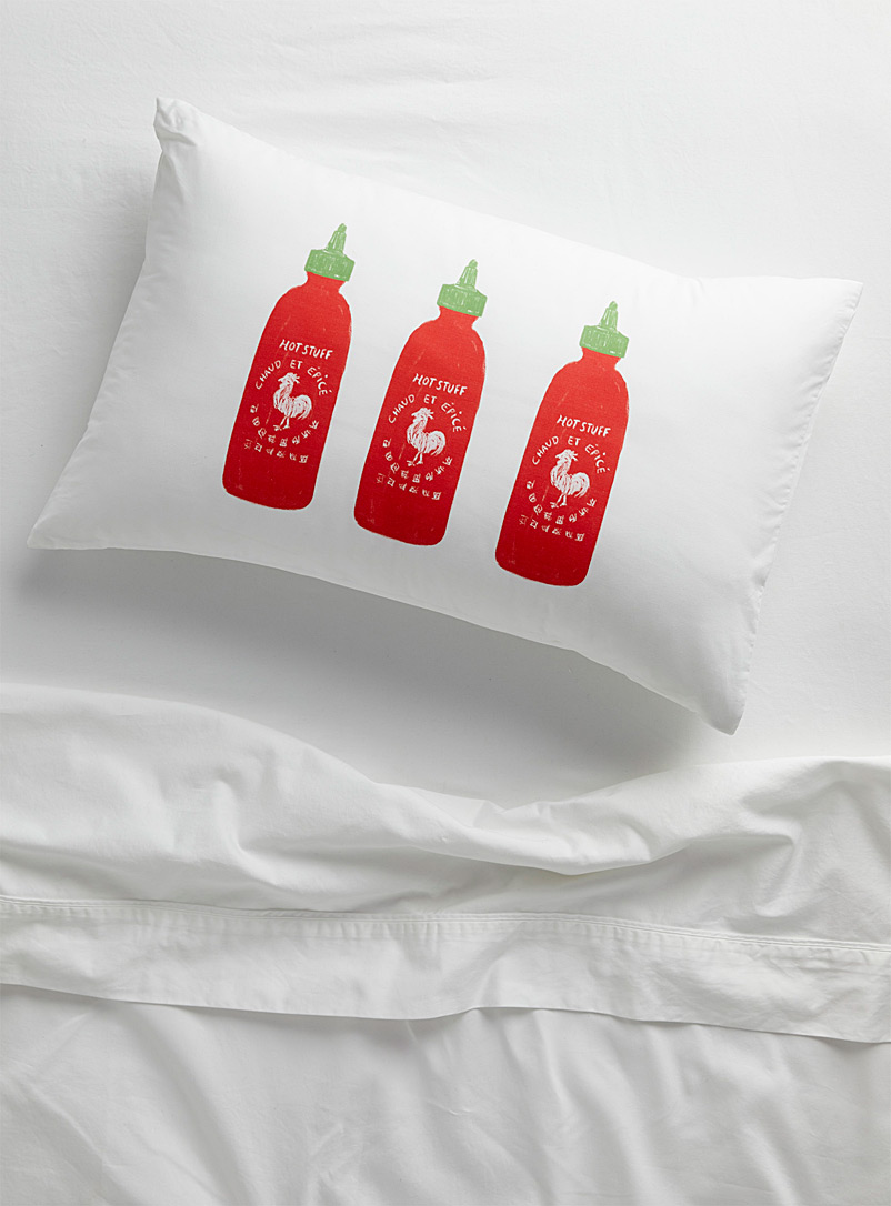Simons Maison Assorted Sriracha sauce pillowcase