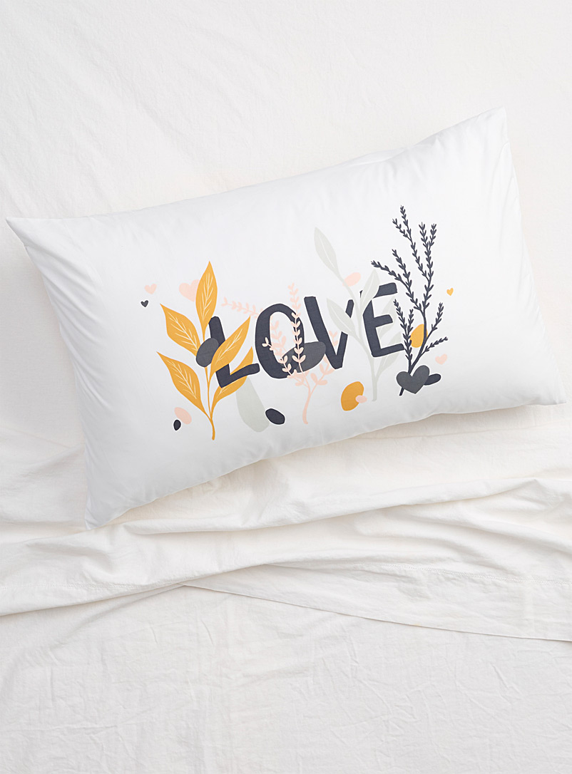 Simons Maison Assorted Romantic Love pillowcase