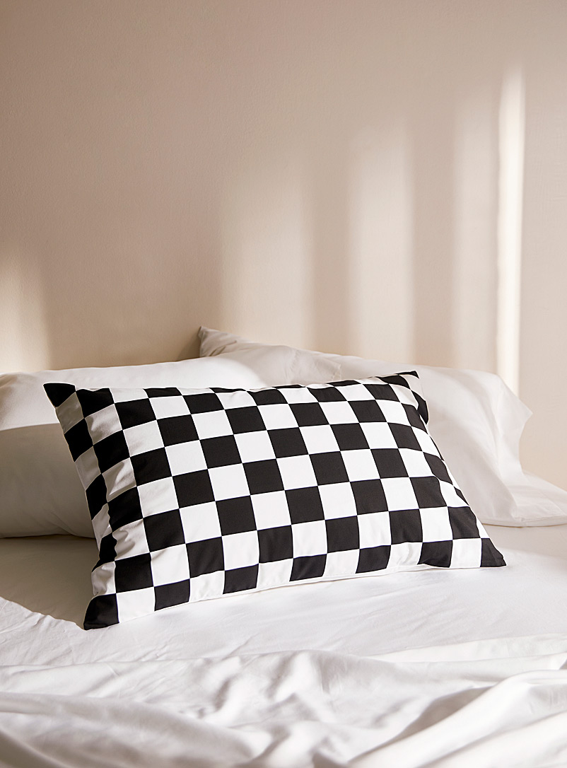 Simons Maison Assorted Checkerboard pillowcase