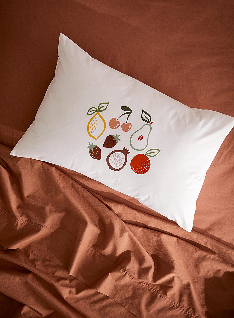 Simons Maison Assorted Fruity snack pillow case