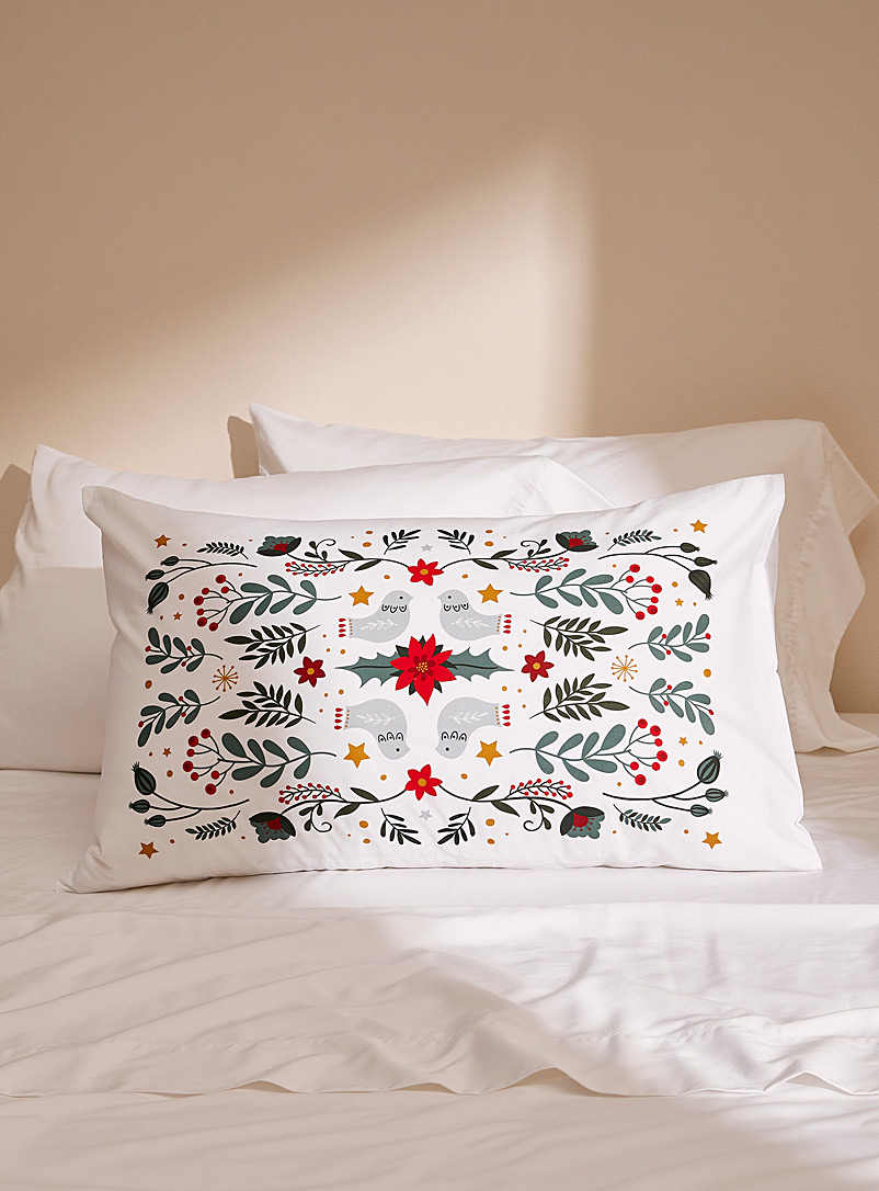 Simons Maison White Winter tapestry pillowcase