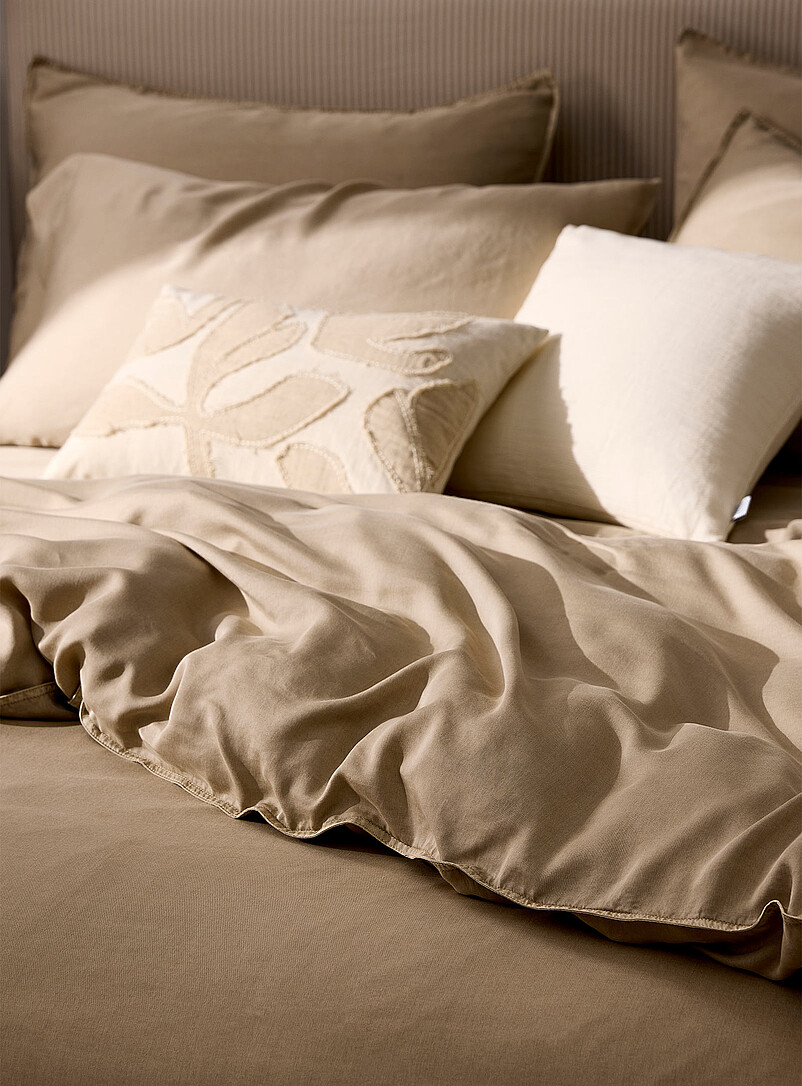 Stonewashed lyocell duvet cover set product image 2