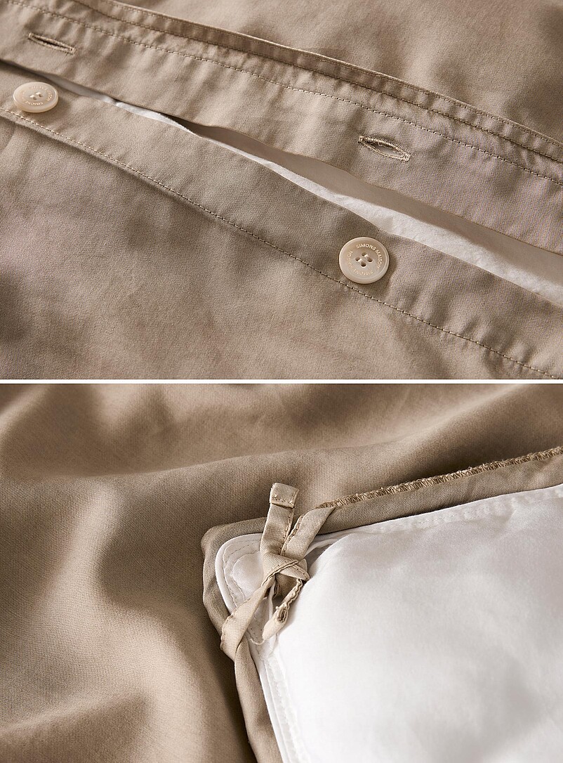 Stonewashed lyocell duvet cover set product image 3