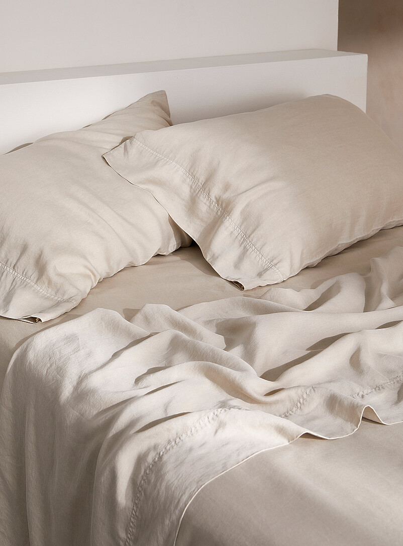 Stonewashed Lyocell Sheet Set Fits Mattresses Up To 16 In