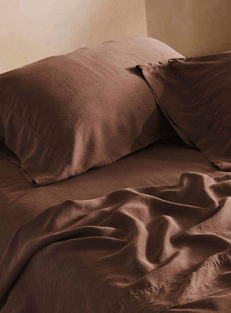 Stonewashed Lyocell Pillowcases Set Of 2