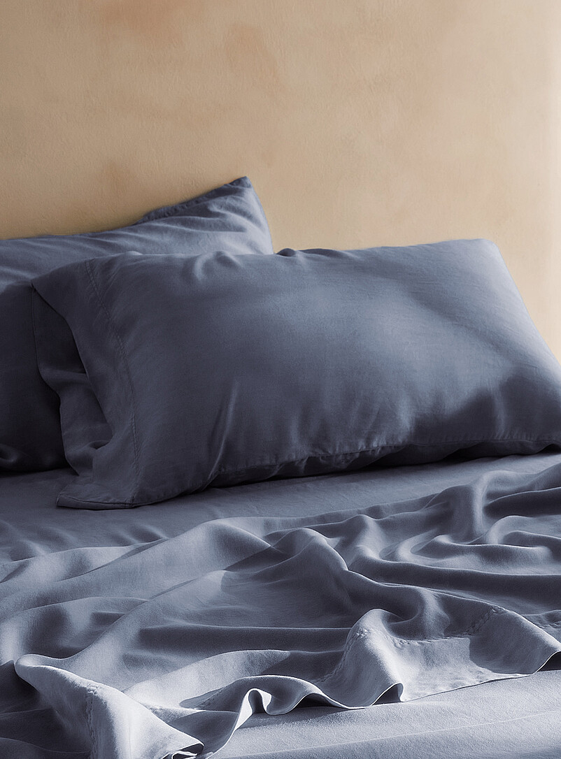 Stonewashed Lyocell Pillowcases Set Of 2