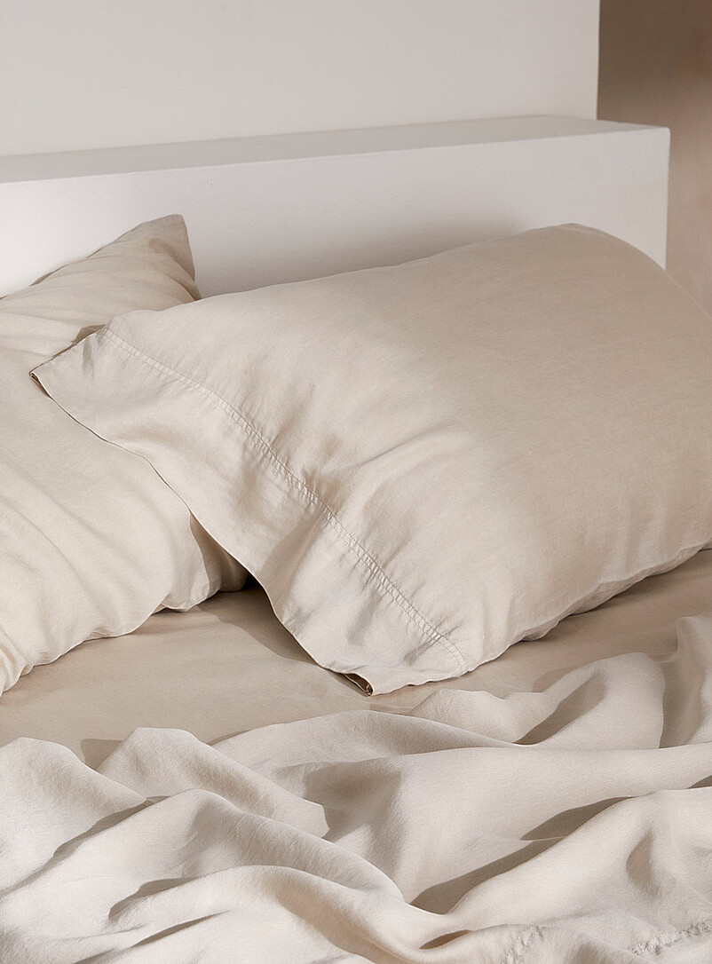 Stonewashed Lyocell Pillowcases Set Of 2