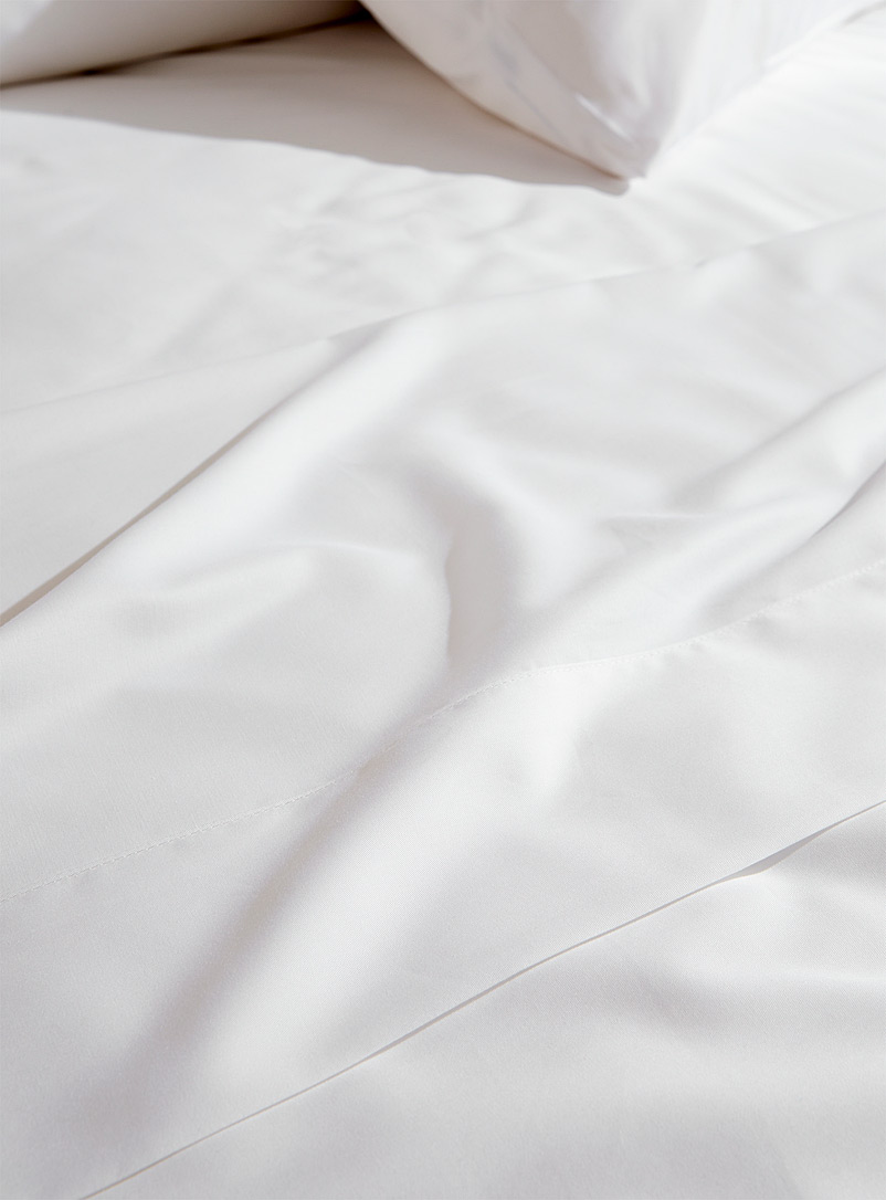 Bamboo rayon and organic cotton sheet set 300-thread-count Fits mattresses up to 16 in product image 2