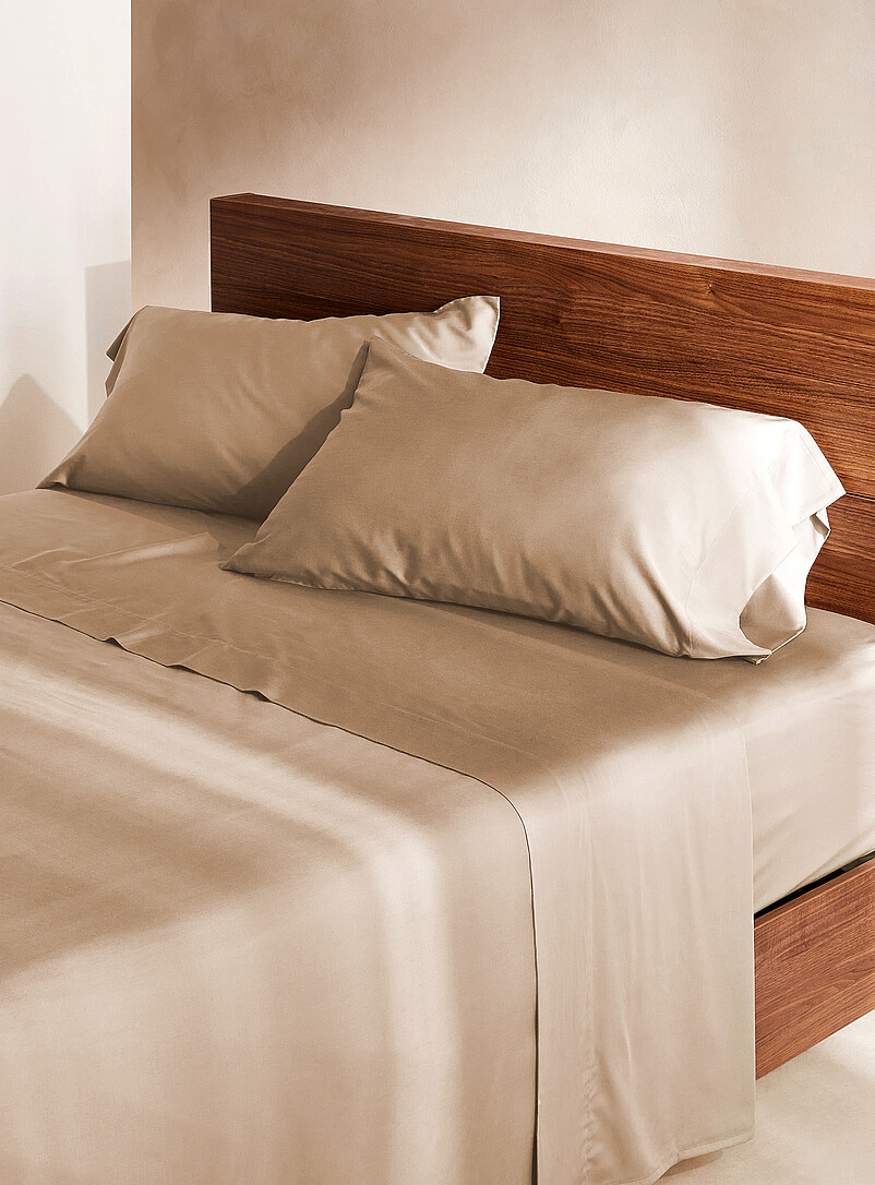 Bamboo Rayon And Organic Cotton Sheet Set 300-Thread-Count Fits Mattresses Up To 16 In
