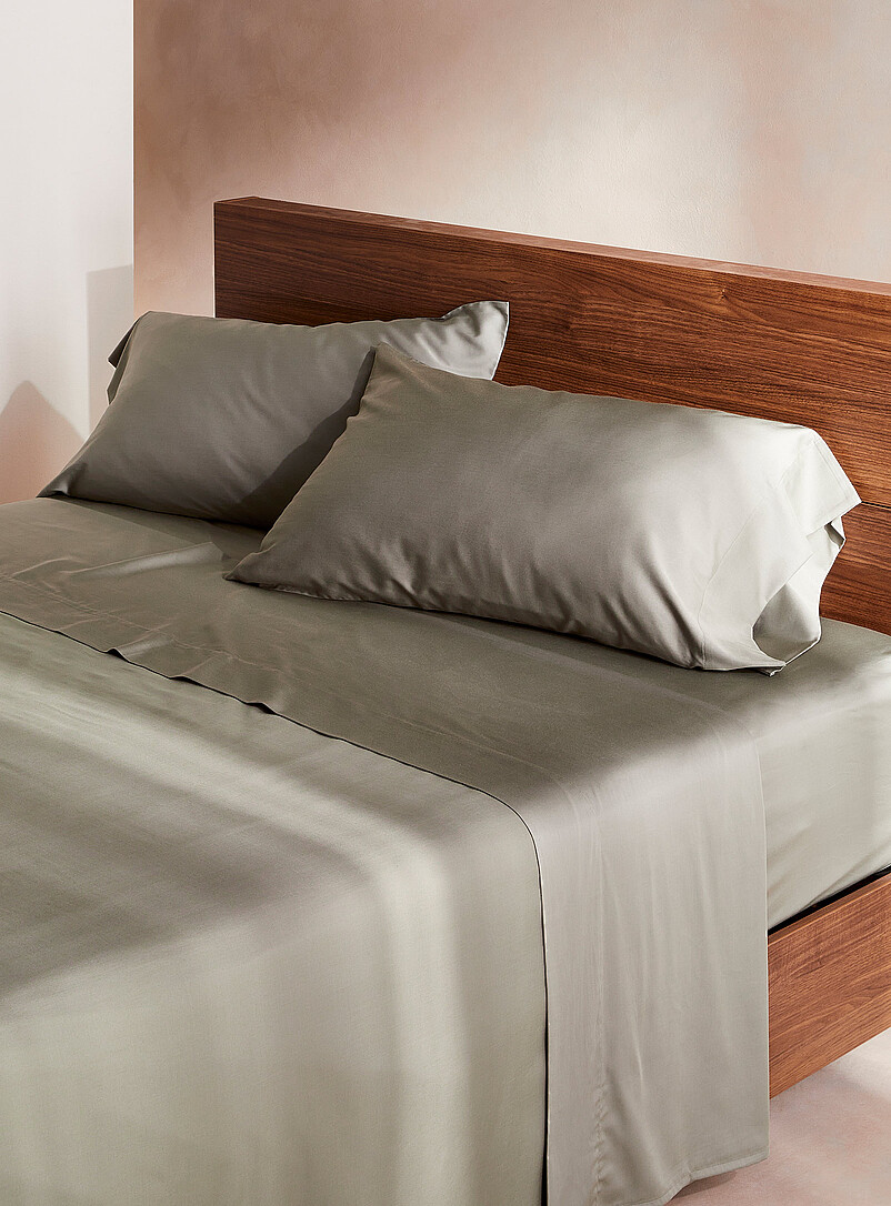 Bamboo Rayon And Organic Cotton Sheet Set 300-Thread-Count Fits Mattresses Up To 16 In