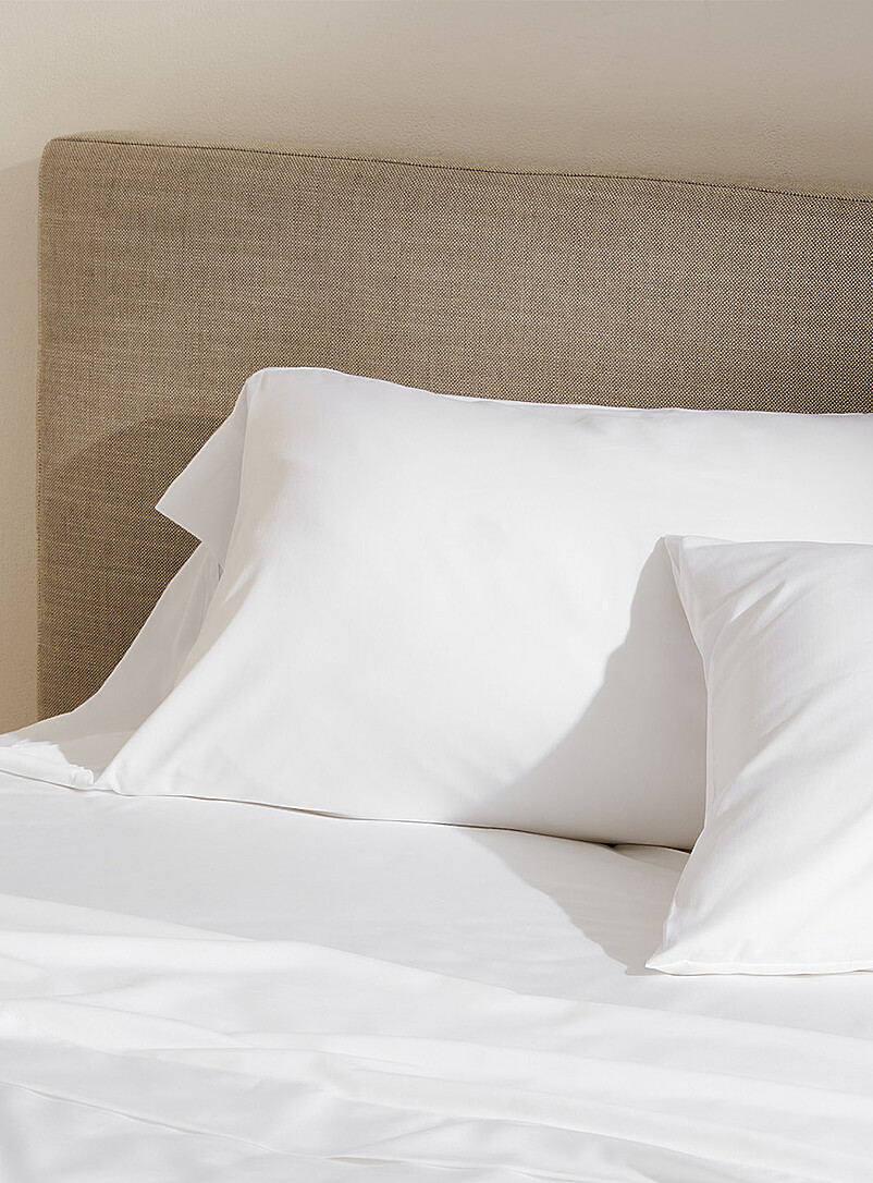 Bamboo Rayon And Organic Cotton Pillowcases Set Of 2 300-Thread-Count