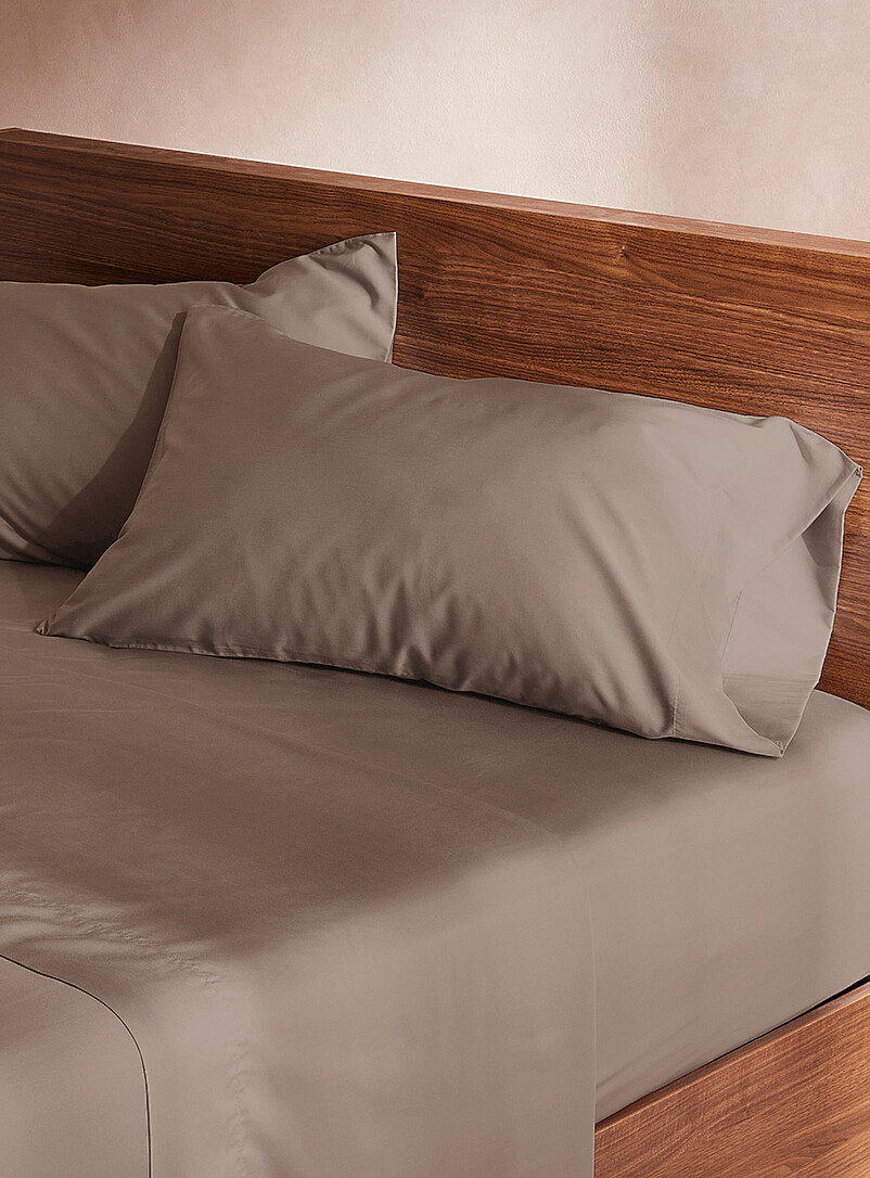 Bamboo Rayon And Organic Cotton Pillowcases Set Of 2 300-Thread-Count