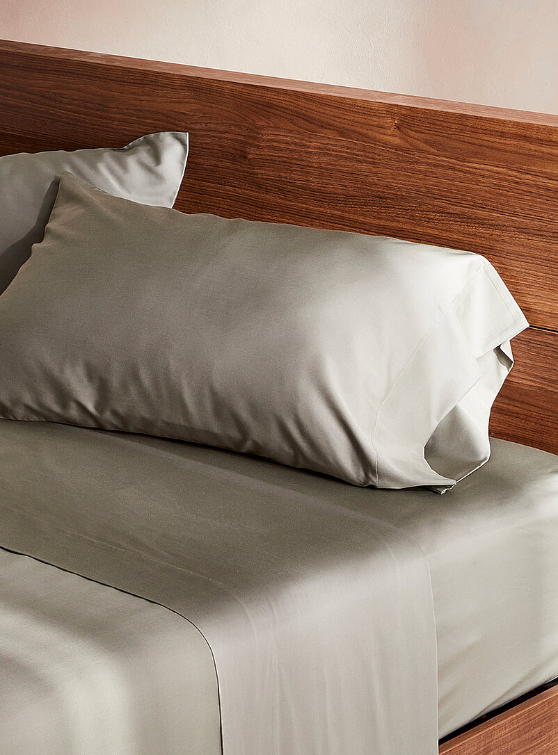 Bamboo Rayon And Organic Cotton Pillowcases Set Of 2 300-Thread-Count