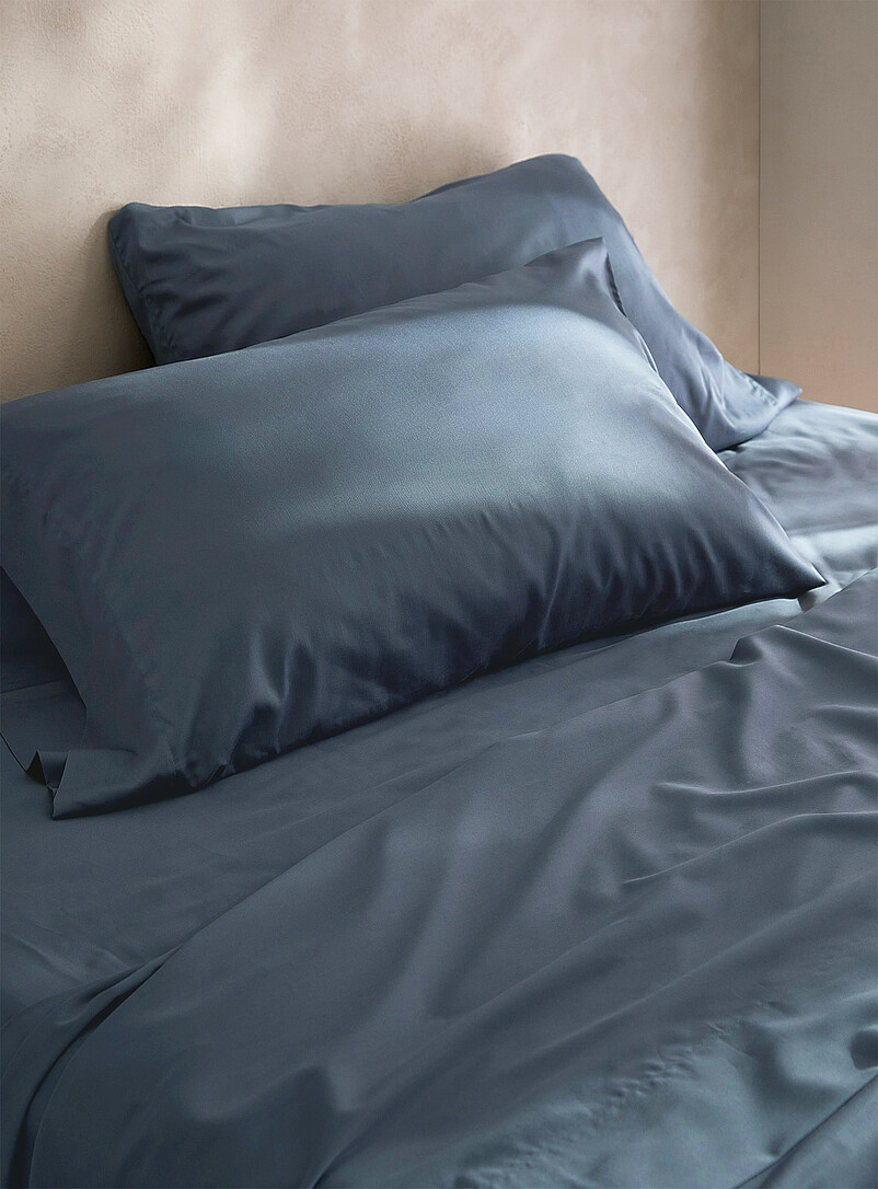 Bamboo Rayon And Organic Cotton Pillowcases Set Of 2 300-Thread-Count