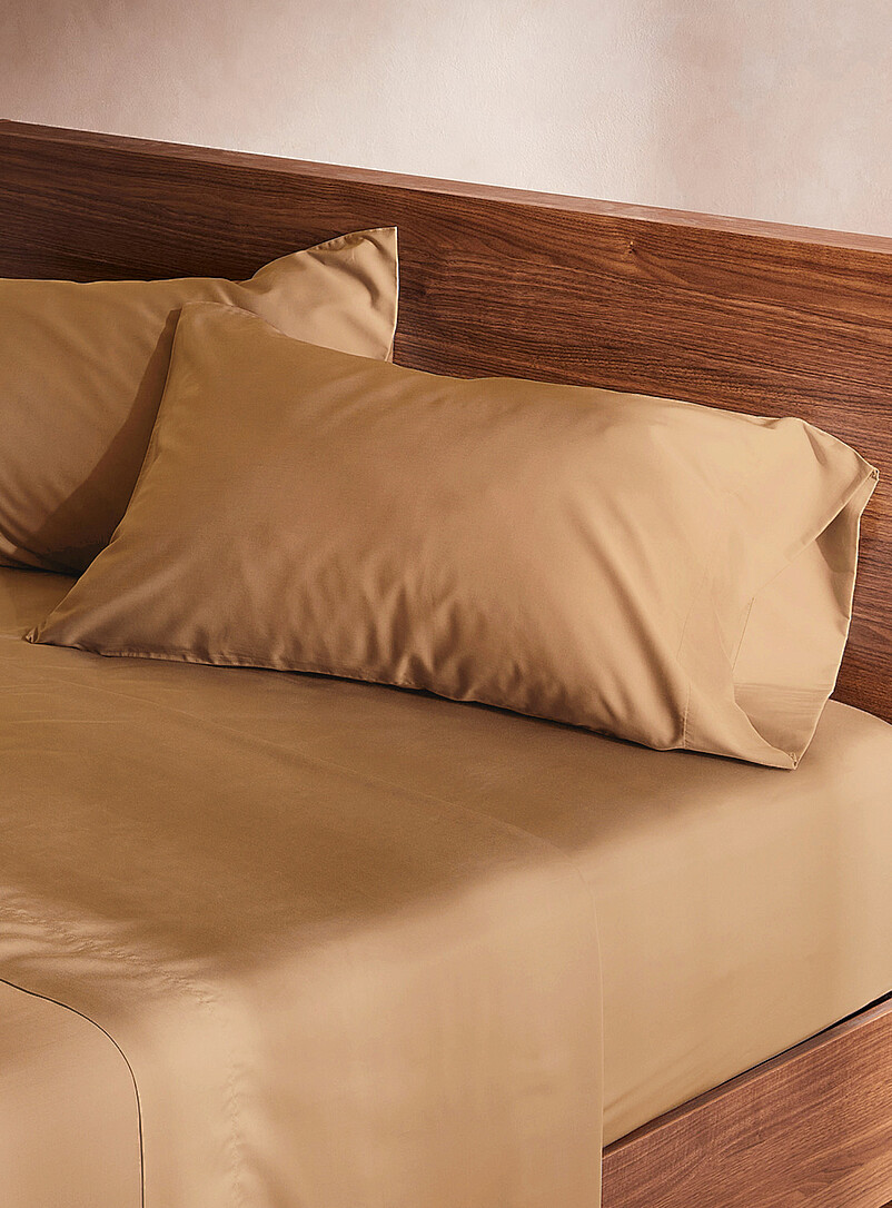 Bamboo Rayon And Organic Cotton Pillowcases Set Of 2 300-Thread-Count