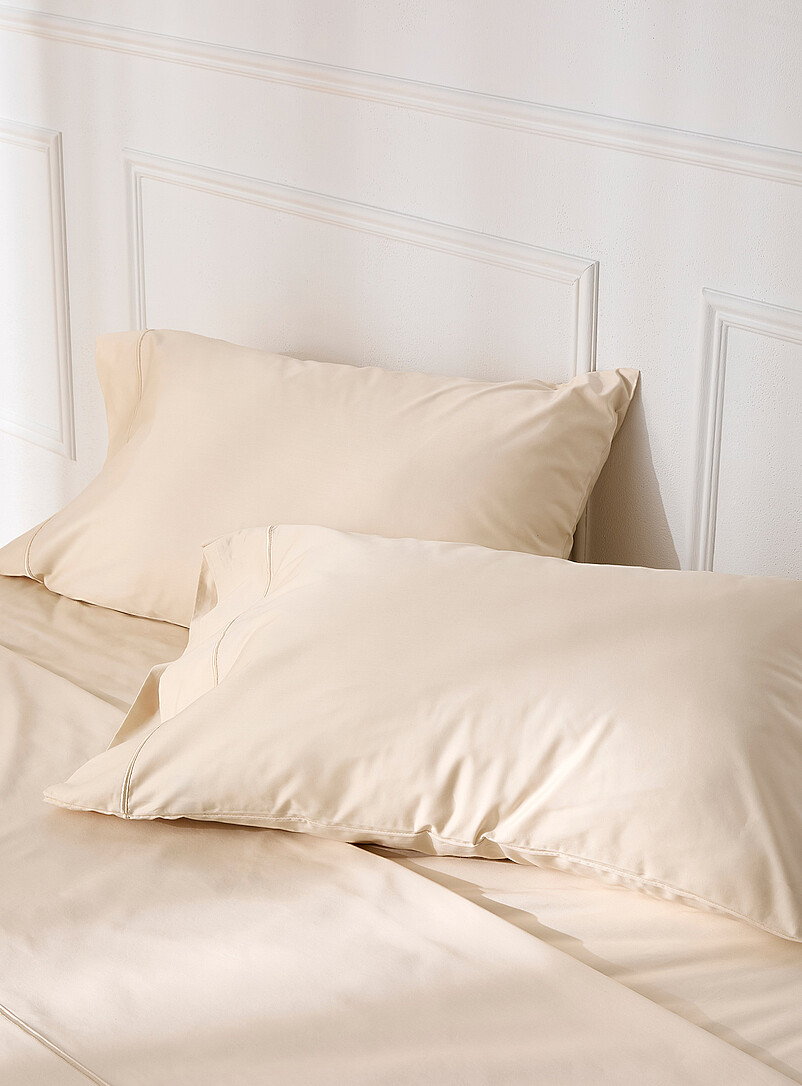 Egyptian Cotton Pillowcases 480-Thread-Count Set Of 2
