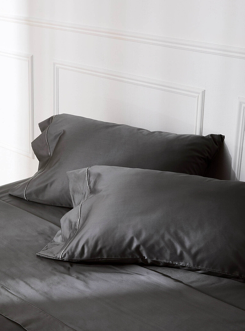 Egyptian Cotton Pillowcases 480-Thread-Count Set Of 2