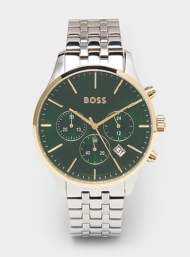 La montre cadran vert Avery