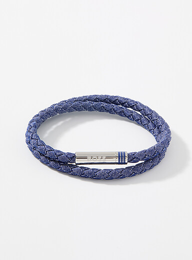Le bracelet double tour tress&eacute;