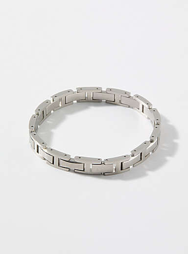 Le bracelet acier inoxydable fa&ccedil;on filet