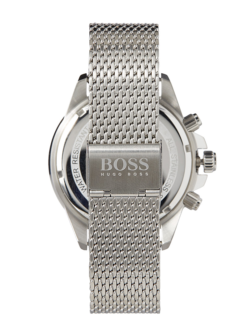 BOSS Patterned Green Admiral watch for men