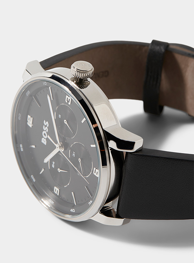 Contender leather band watch product image 2